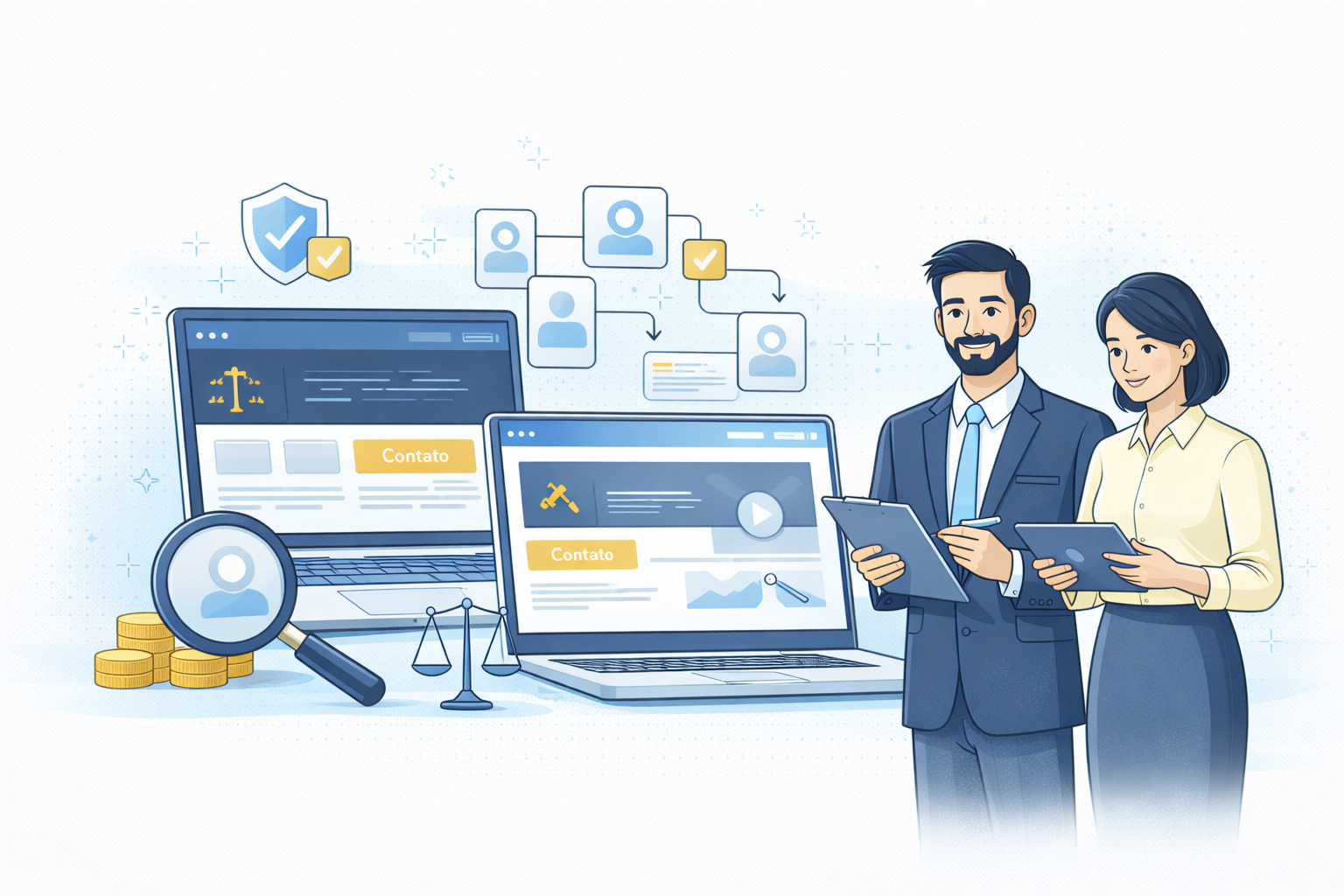 Sites para Captar Clientes Advocacia com Foco em Resultados | Pura
